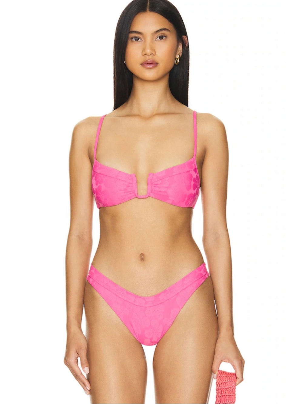 LSPACE Peyton Bikini Top and Mercer Bikini Bottom in Cosmo